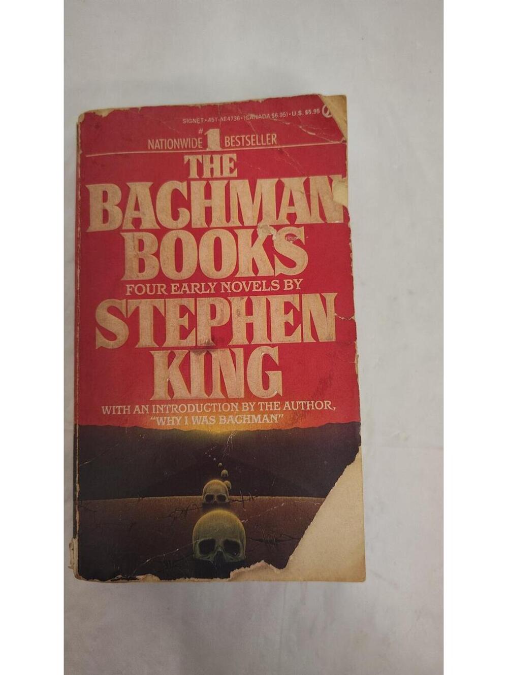 The Bachman Books Stephen King Richard Bachman 1986 First Signet Omnibus PB Rage